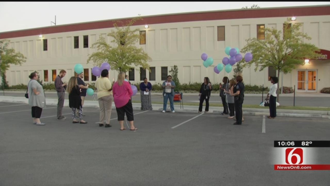 Advocates Hold Vigil To Raise Awareness For Suicide Prevention