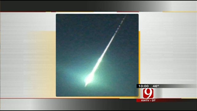 Meteor Dazzles Across Oklahoma