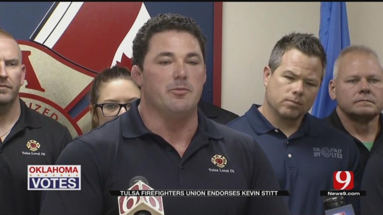 Tulsa Firefighters Union Endorses Kevin Stitt For Governor