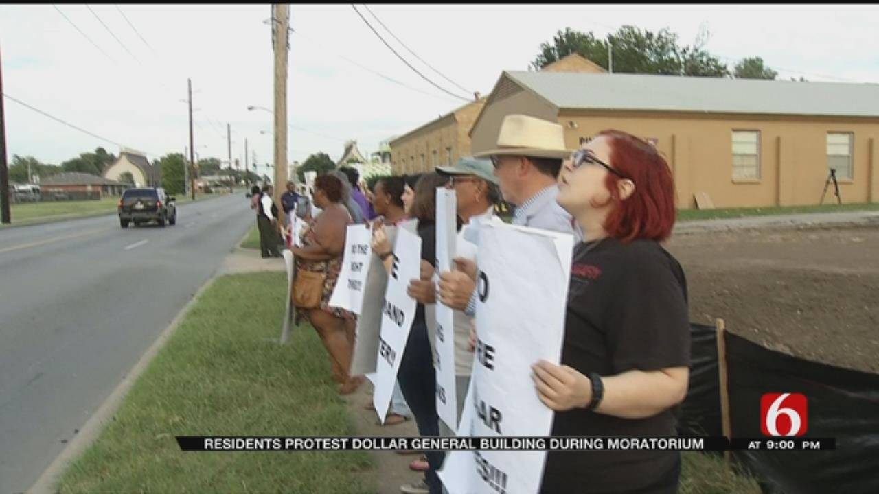 North Tulsans Protest New Dollar Store, Call For Grocery Stores