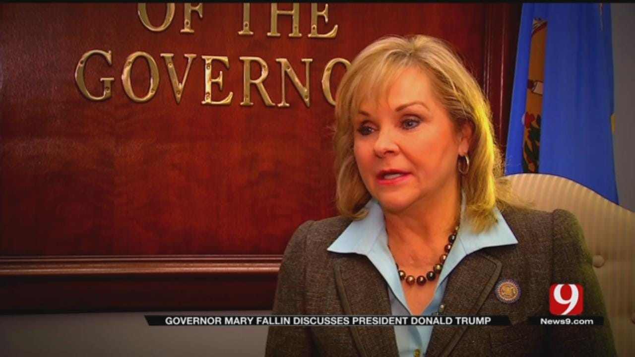 One-On-One With Gov. Fallin On Inauguration, President Trump's Twitter, Future