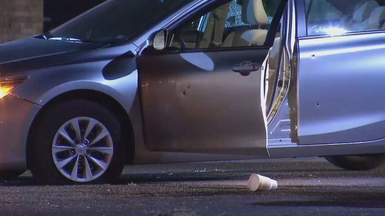 WEB EXTRA: Video Of Car Hit By Gunfire At Tulsa Car Wash