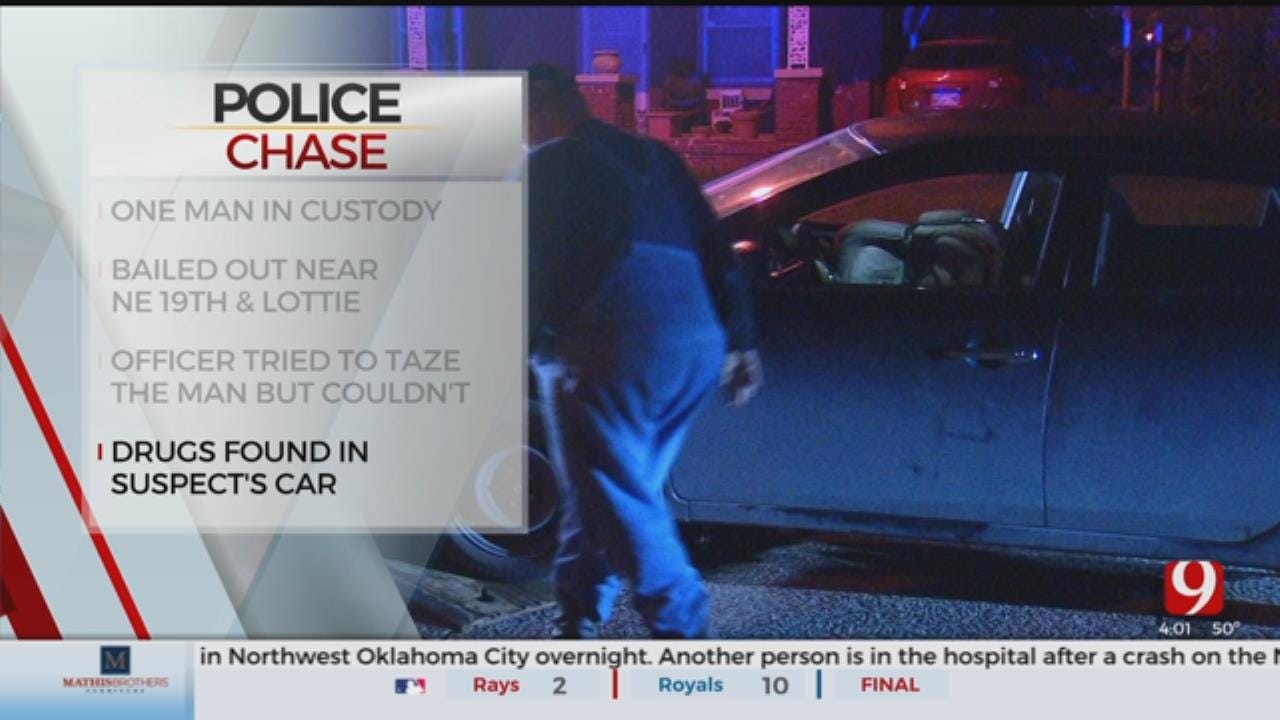 1 Arrested Following Overnight Chase In NE OKC