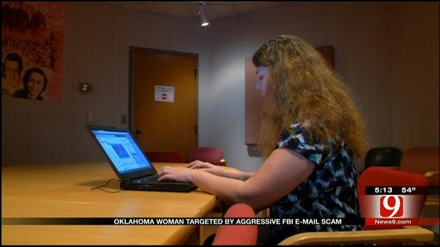 Oklahoma Woman Targeted By Aggressive FBI Email Scam