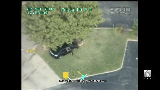 WATCH: Tulsa Police Video Shows Juvenile Crash During Pursuit