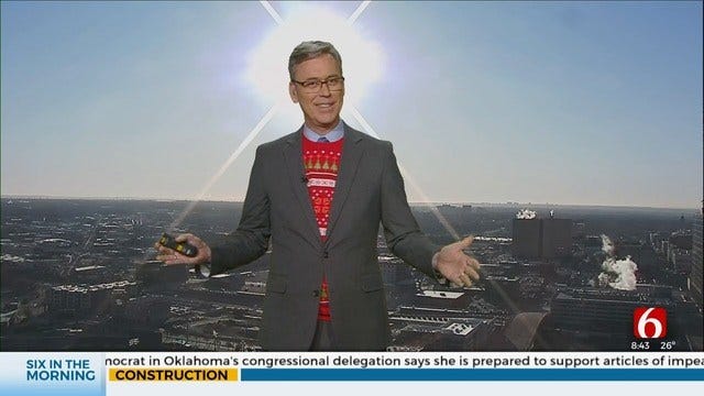 WATCH: Alan Crone Looks Angelic In Christmas Sweater