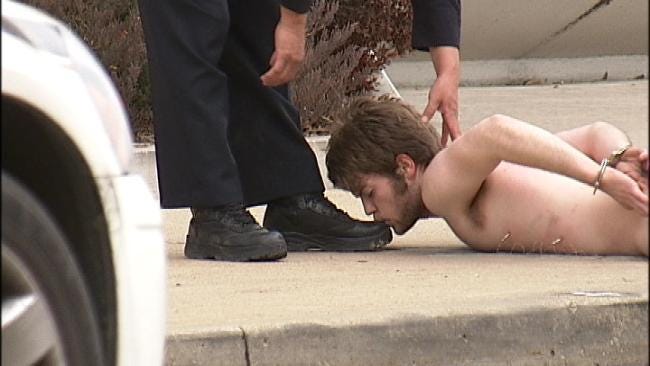 WEB EXTRA: Witness Talks About The Naked Man In Downtown Tulsa