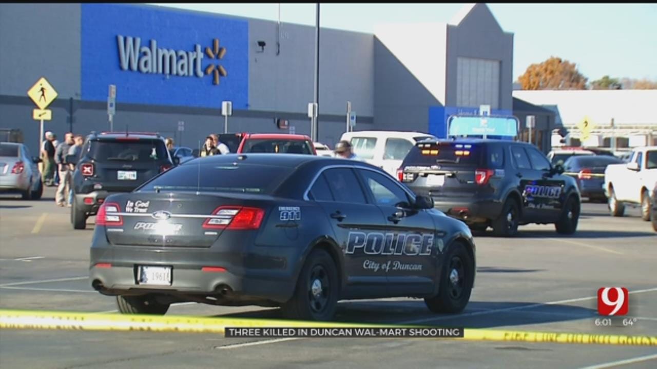 Police: Shooter, 2 Victims Found Dead In Duncan Walmart Parking Lot Believed To Have Known Each Other