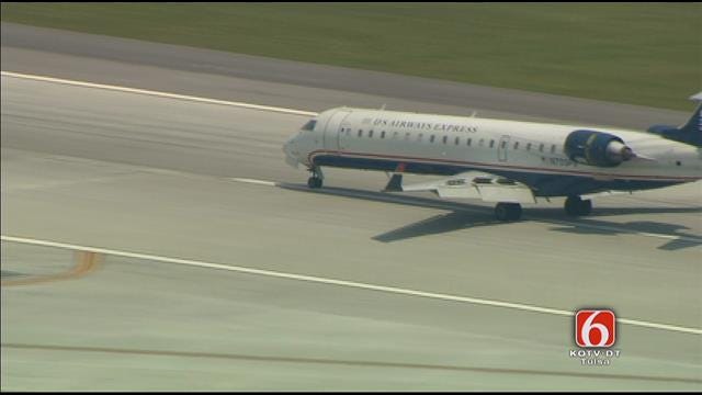 Osage SkyNews 6 HD: First Direct Flight From Charlotte To Tulsa Lands At Tulsa International Airport