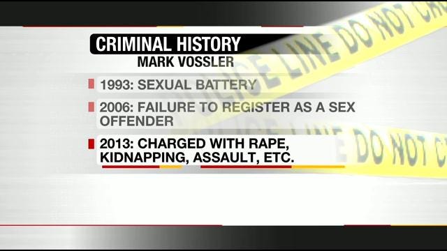 Convicted Sex Offender Arrested In Tulsa For Rape, Kidnapping