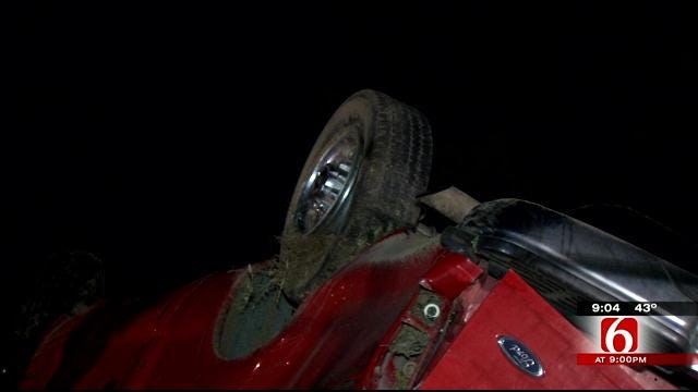 Four Teens Hurt In Rollover Wreck Near Sand Springs