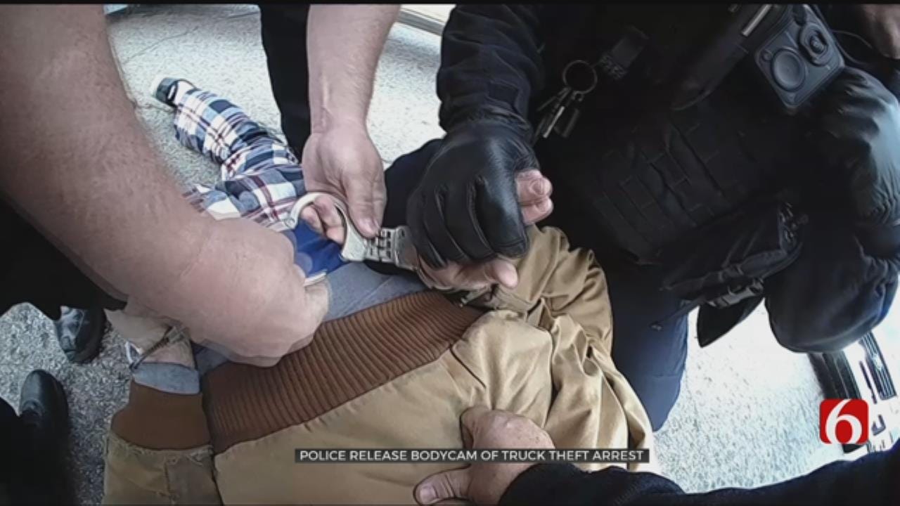 Tulsa Police Video Of Pepsi Truck Theft
