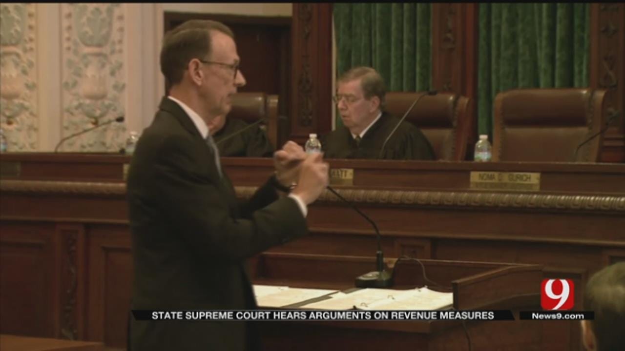 State Supreme Court Hears Arguments On Constitutionality Of Last-Minute Tax Bills