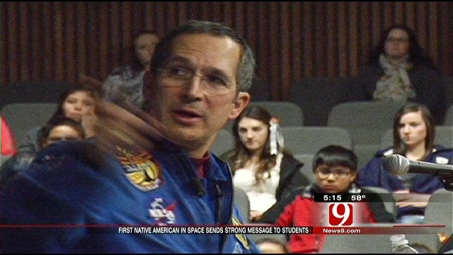 Oklahoma Astronaut Encourages Students
