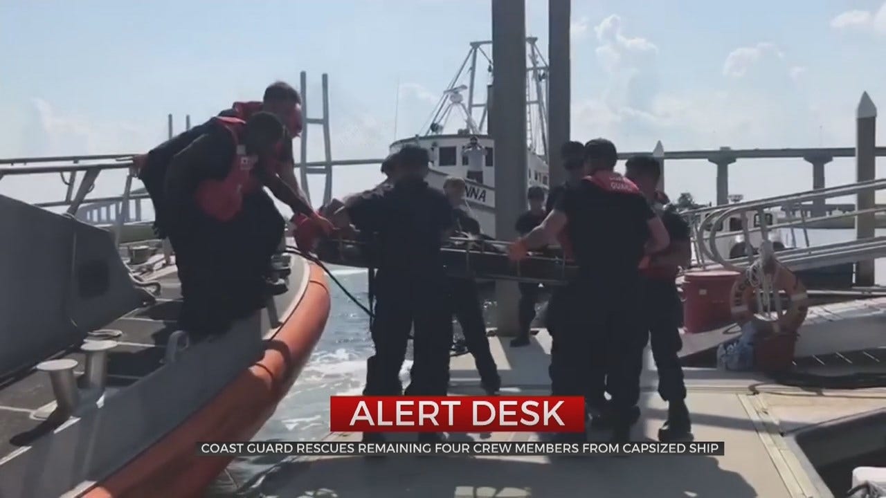 All Crew Member Rescued From Capsized Cargo Ship