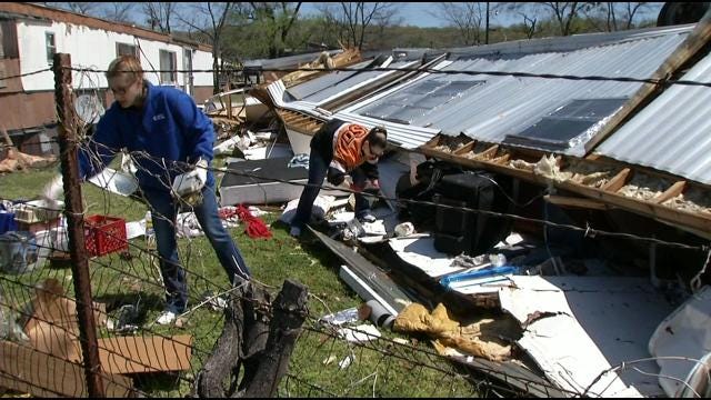 Spavinaw Begins Cleaning Up Tornado's Trail