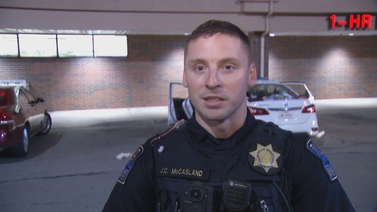 WEB EXTRA: Tulsa Police Officer Jeremy McCasland Talks About Stopping Stolen Car