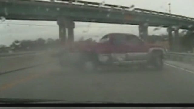 Dashcam Video Shows Dramatic Turner Turnpike Chase