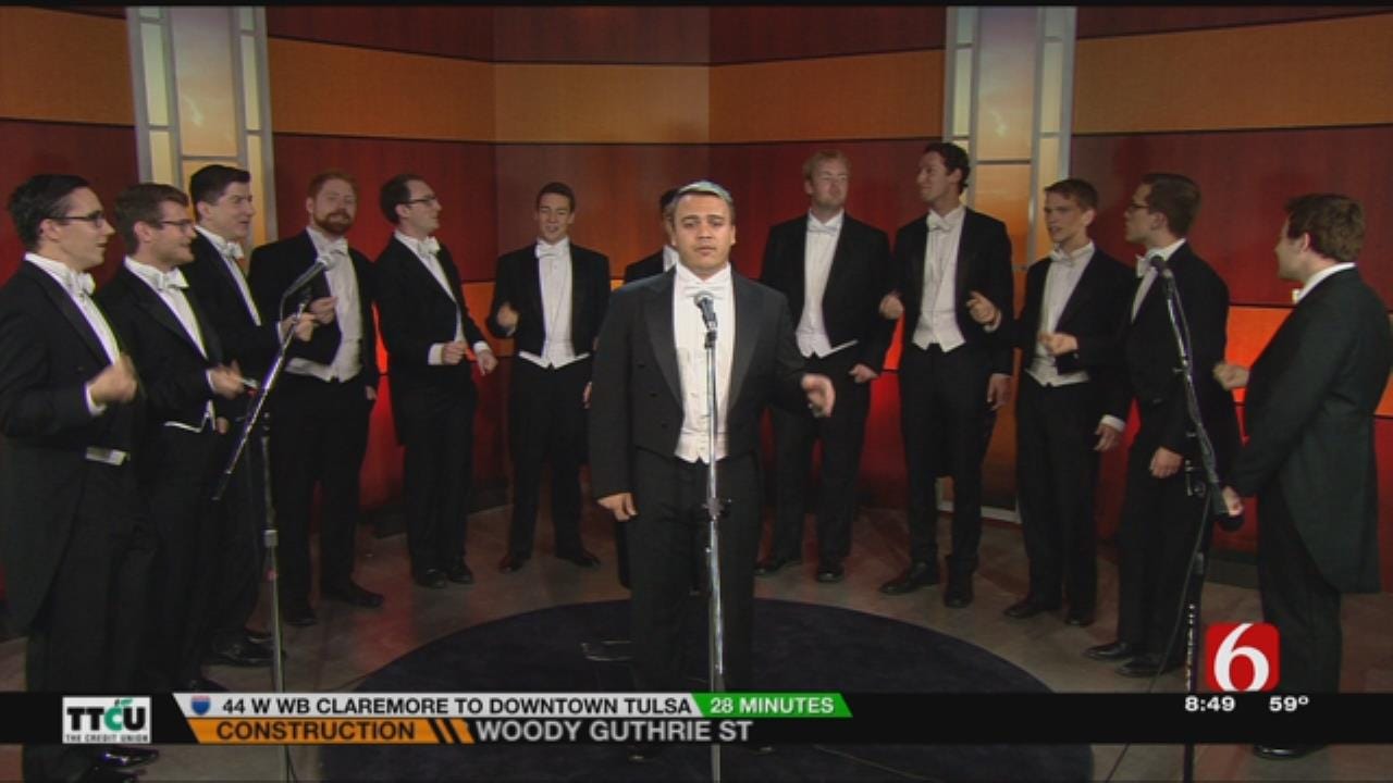 Yale Whiffenpoofs Perform On 6 In The Morning