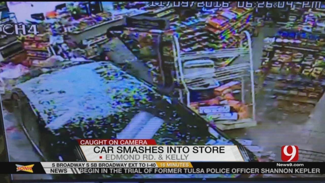 Car Crashes Into Edmond Convenience Store