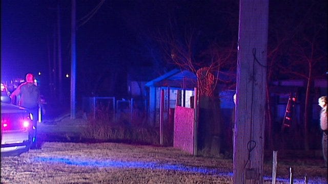 WEB EXTRA: Video From Scene Of West Tulsa Shooting Monday Evening