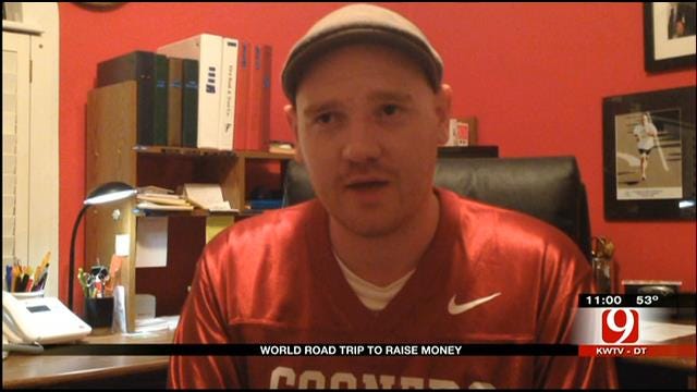 UK Man Stops In Oklahoma During World Road Trip To Raise Money