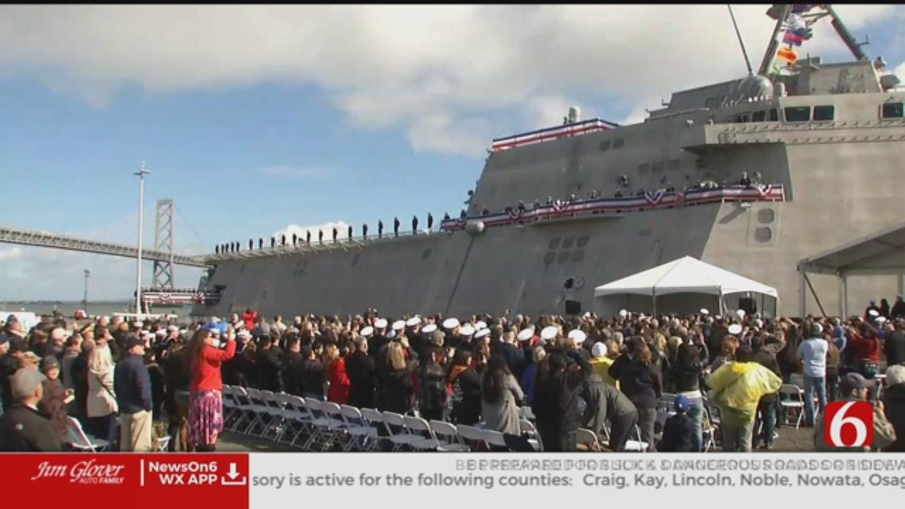 Oklahoma Dignitaries Travel To California For USS Tulsa Commissioning Ceremony