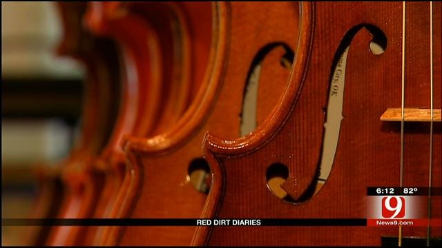 Red Dirt Diaries: Artist Builds Instruments In Skirvin Hotel
