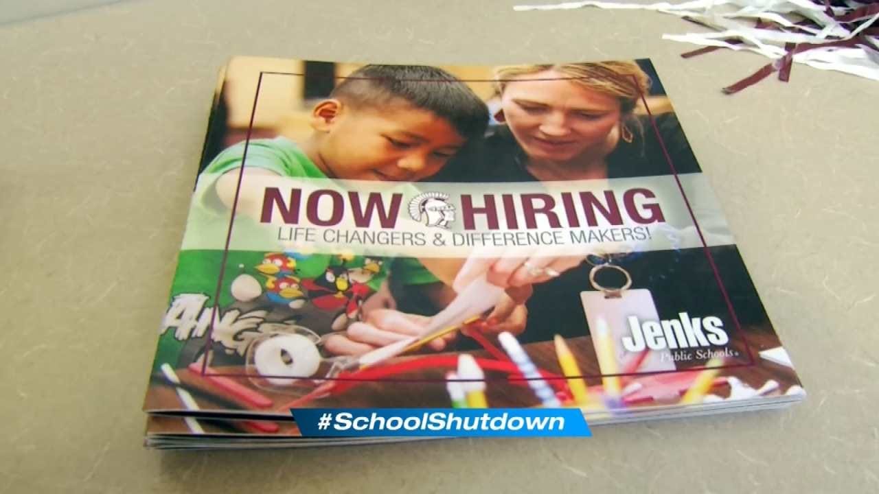 Jenks Public Schools Holds Teacher Job Fair In Midst Of Walkout
