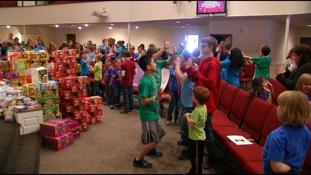 Tulsa Students Collect Almost Eight Tons Of Food For Mission