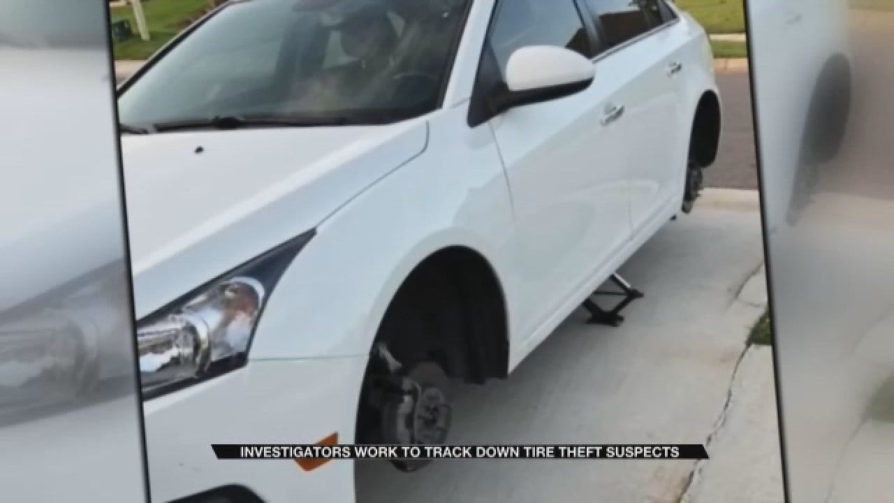 Investigators Work To Track Down Edmond Tire Theft Suspect