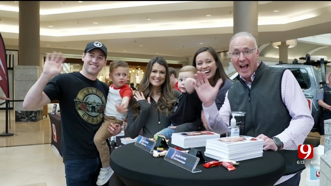 Viewers and fans had the opportunity to meet the News 9 Weather Team on Saturday at the Penn Square Mall. 
