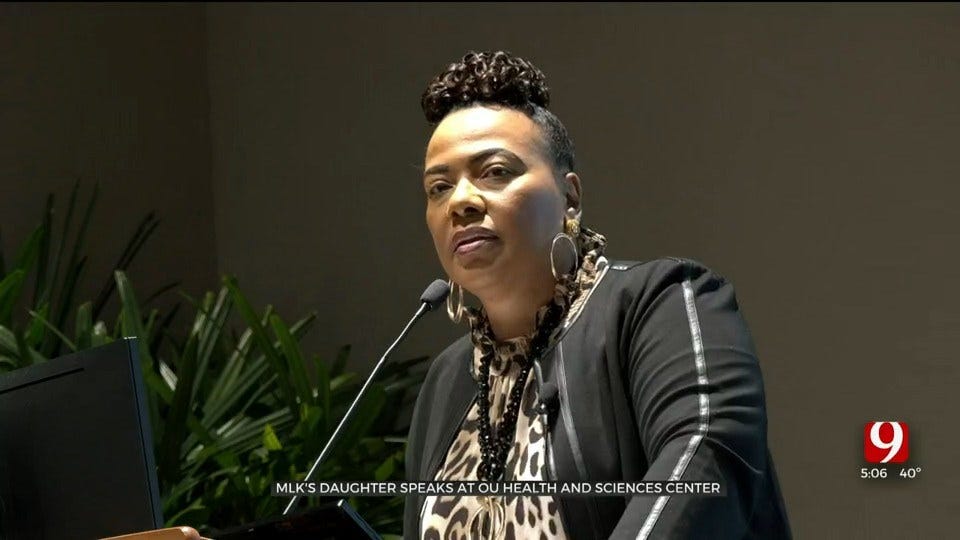 MLK Jr’s Daughter Speaks At OU Health Sciences Center