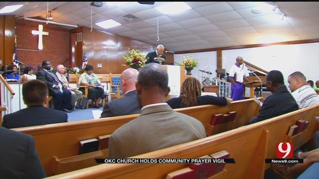 OKC Church Holds Community Prayer Vigil