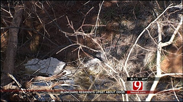 Blanchard Residents Report Sewage Smell Near Their Homes