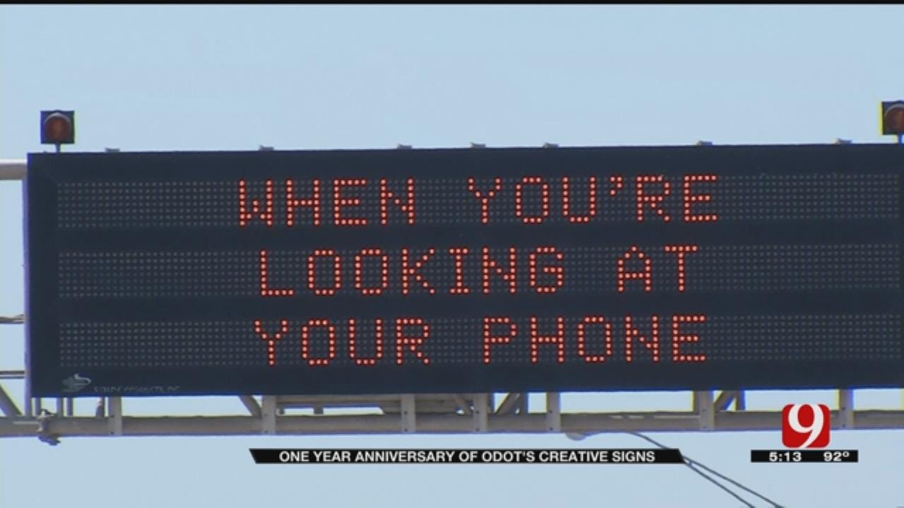 ODOT Uses Clever Signs To Urge Safety