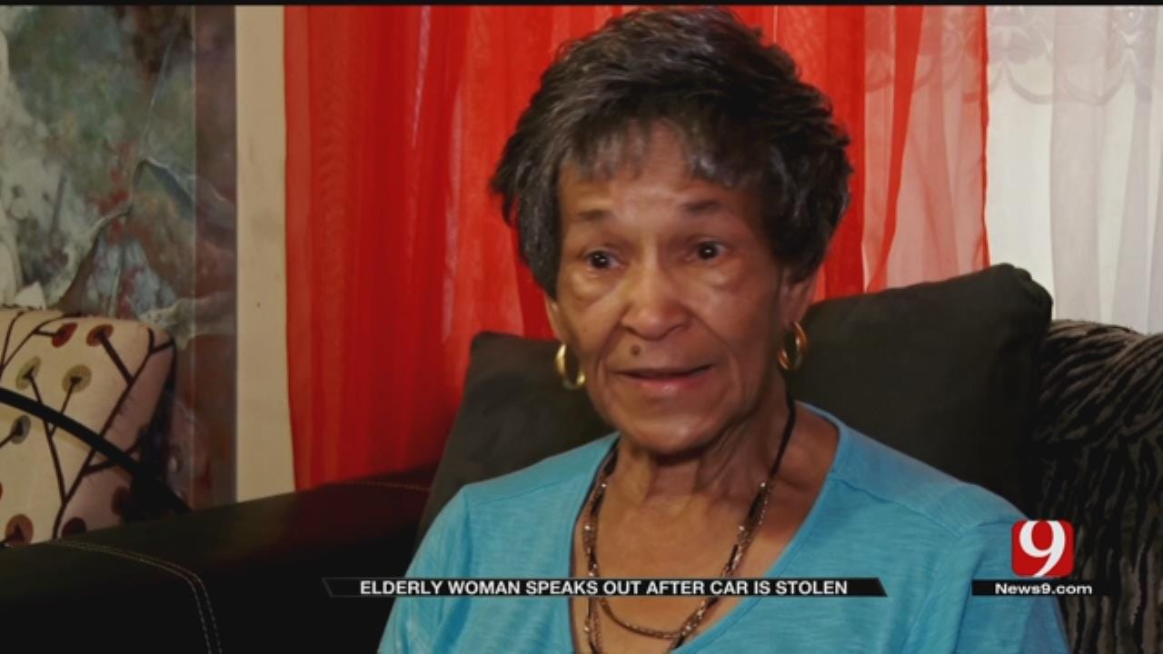 Elderly Woman Speaks Out After Car Stolen In OKC