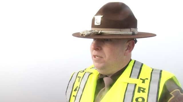 WEB EXTRA: Oklahoma Highway Patrol Trooper Paige Dowell Talks About Crash