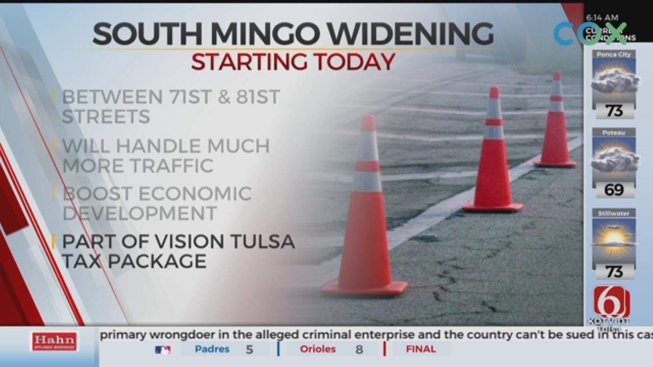 Project Starts To Widen Part Of Mingo