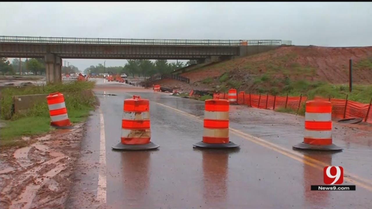Team Coverage: Flooding Causes Road, Highway Closures In OK