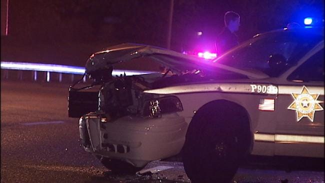 WEB EXTRA: Video Of Tulsa Police Patrol Wreck