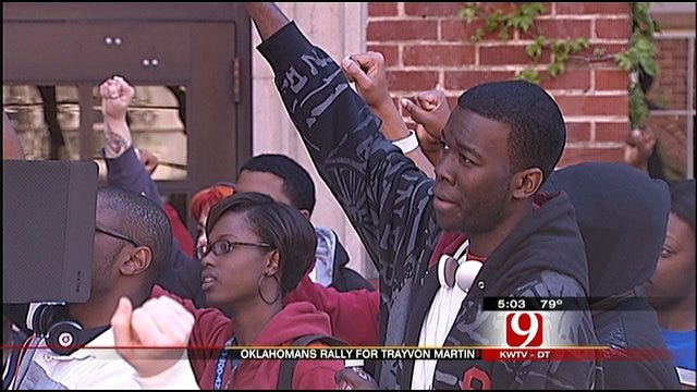 OU Students Gather To Seek Justice For Trayvon Martin
