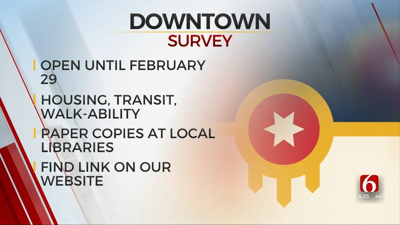 Tulsa Downtown Coordinating Council Asks Everyone To Take Downtown Survey