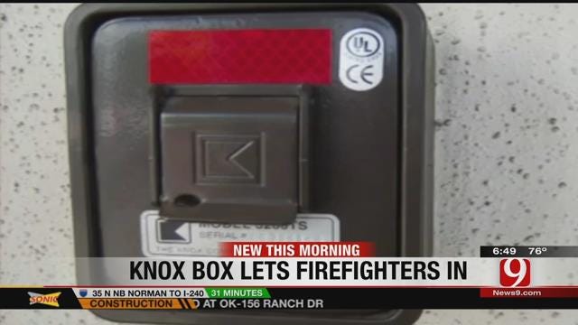 Metro Firefighters Urge Residents To Get A 'Knox Box'