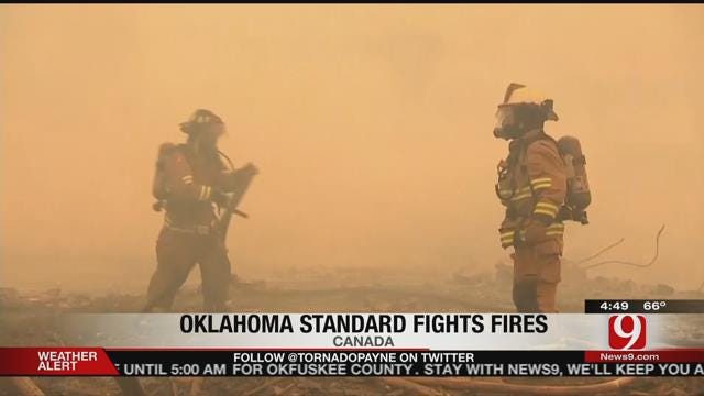 Oklahoma Volunteers In Canada To Help Wildfire Victims