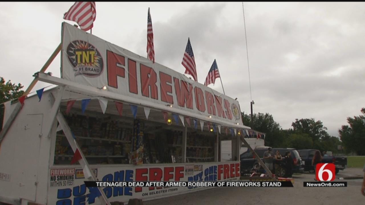 Armed Robbery Suspect Dies In Shootout At West Tulsa Fireworks Stand
