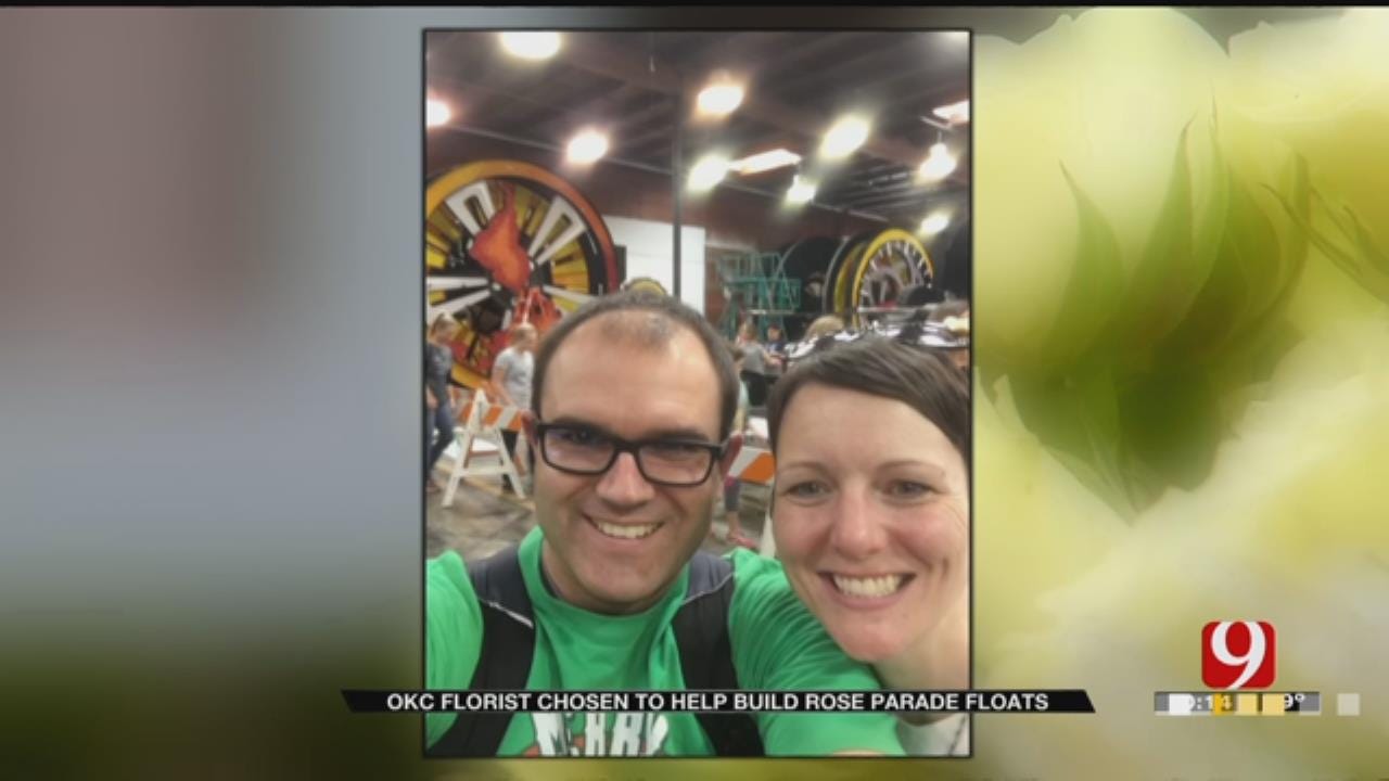 OKC Florists Helping With Rose Parade Float