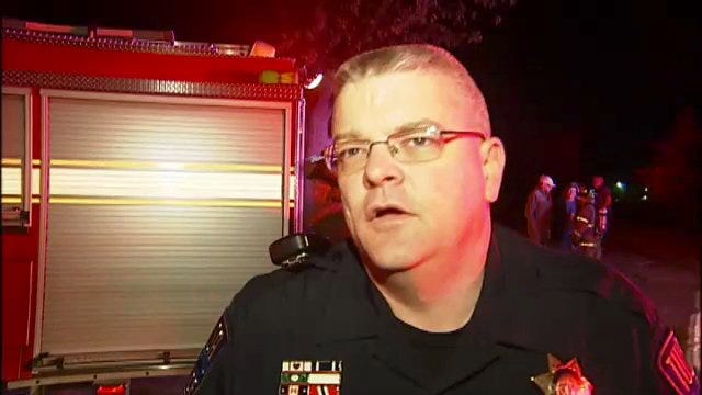 WEB EXTRA: Tulsa Police Sgt. Darren Bristow Talks About Rescue And House Fire