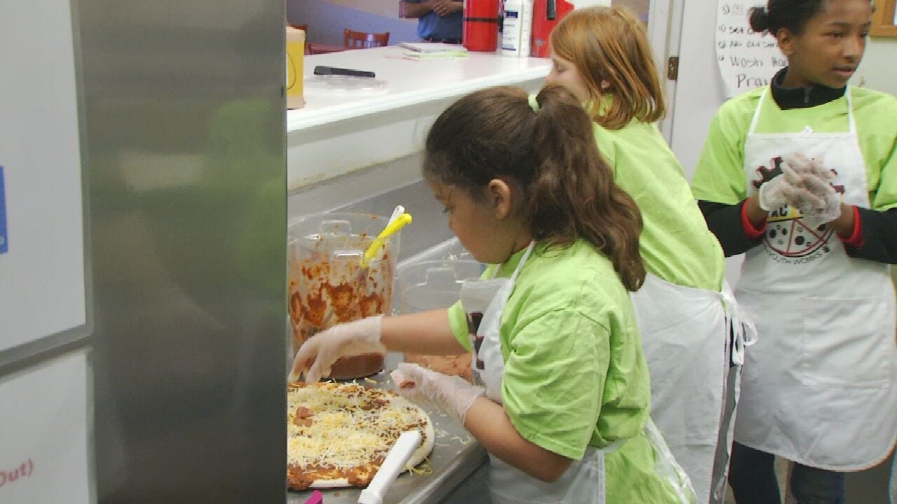 Tulsa Youth Works Pizza Factory Holding Valentine's Day Sale