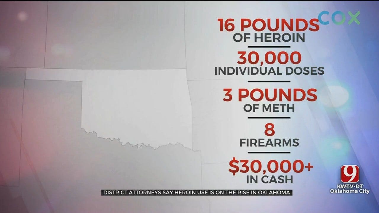 17 Suspects Arrested, 2 On-The-Run After Federal Oklahoma Heroin Bust